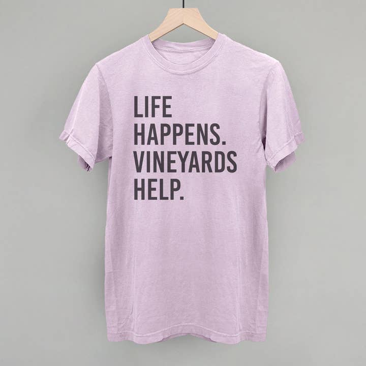 Ivy + Cloth - Wholesale Graphic Sweatshirt - Women's - Life Happens Vineyards Help5