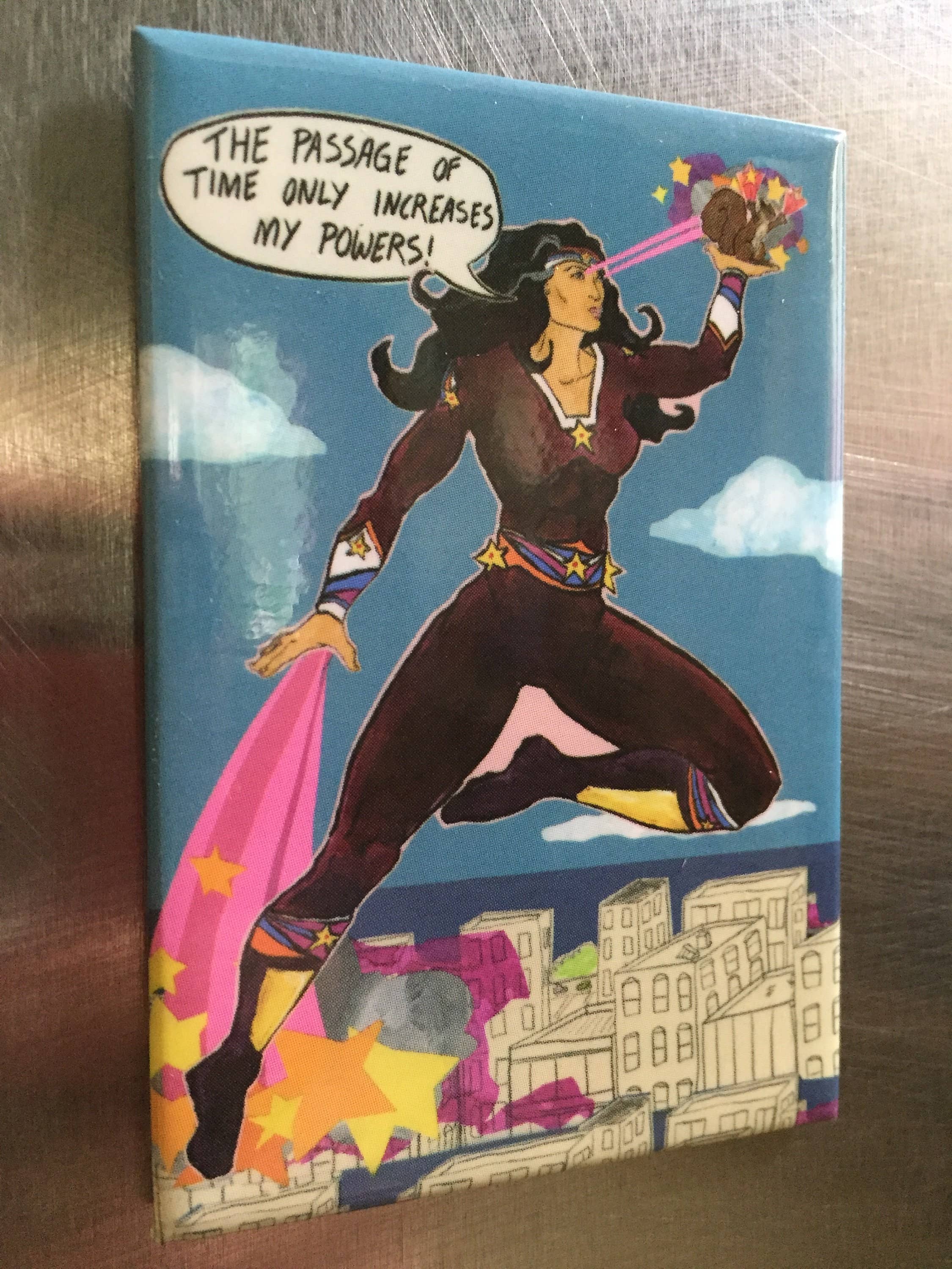 Sunde White Industries - Vendita all'ingrosso Calamite - Calamita da frigorifero Super Hero Woman1