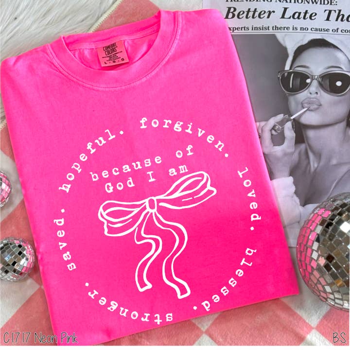 Semi-Exclusive Because Of God #BS8338 for wholesale by Bama Screens