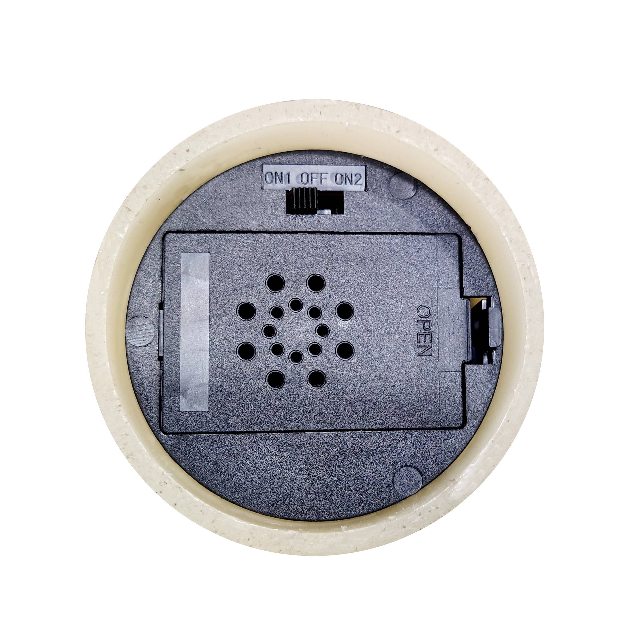 The Hearthside Collection - Wholesale Flameless Candle - Burnt Ivory BOC Pillar - 6x3 Timer2