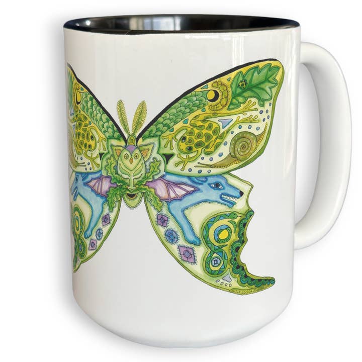 Luna Moth 15 oz Mug for wholesale by EarthArt International
