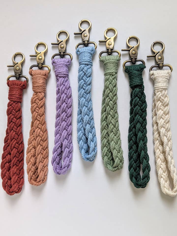 Macrame Braided Wristlets for wholesale by Mitten State Macrame