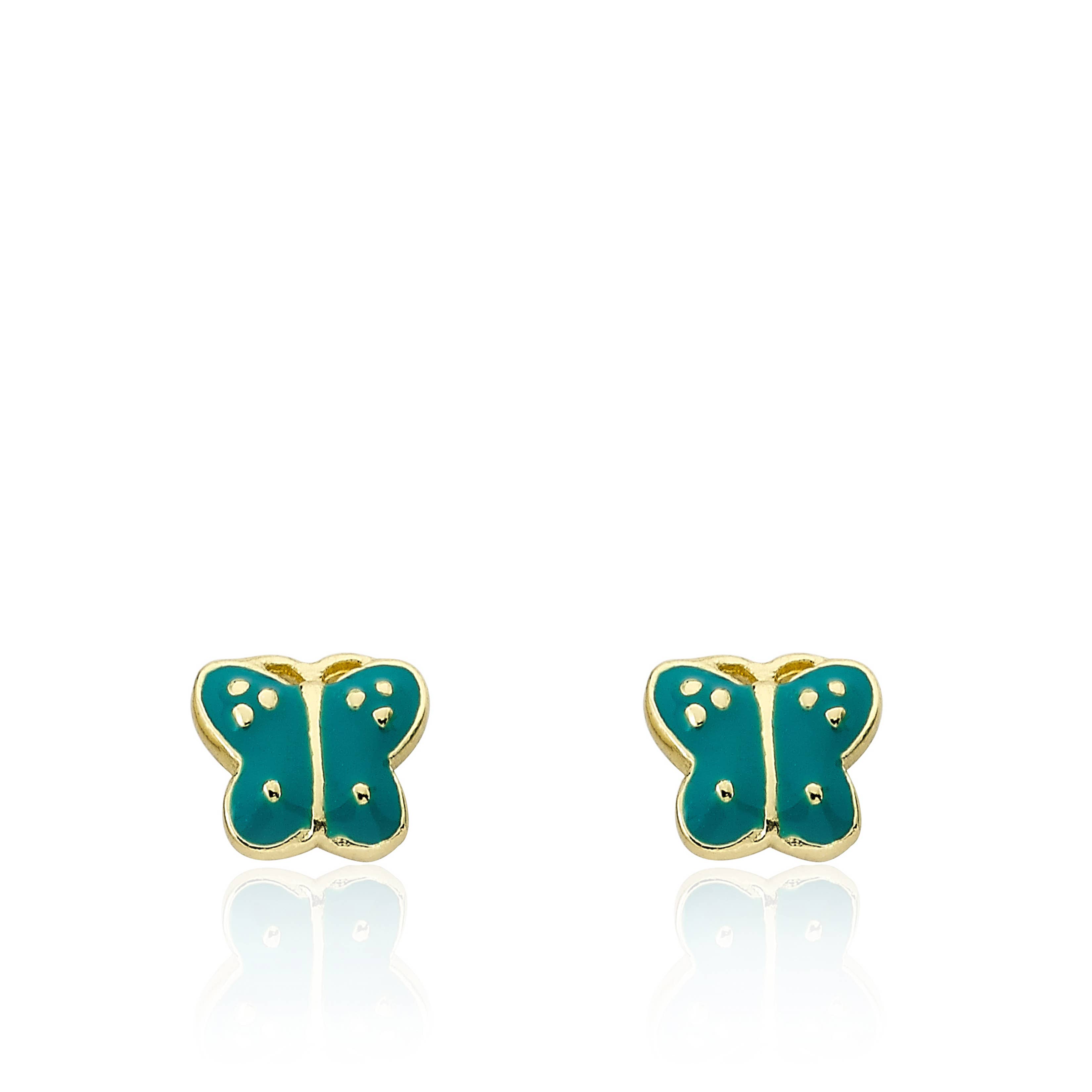 Little Miss Twin Stars - Wholesale Stud/Post Earrings - Butterfly Stud Earring2