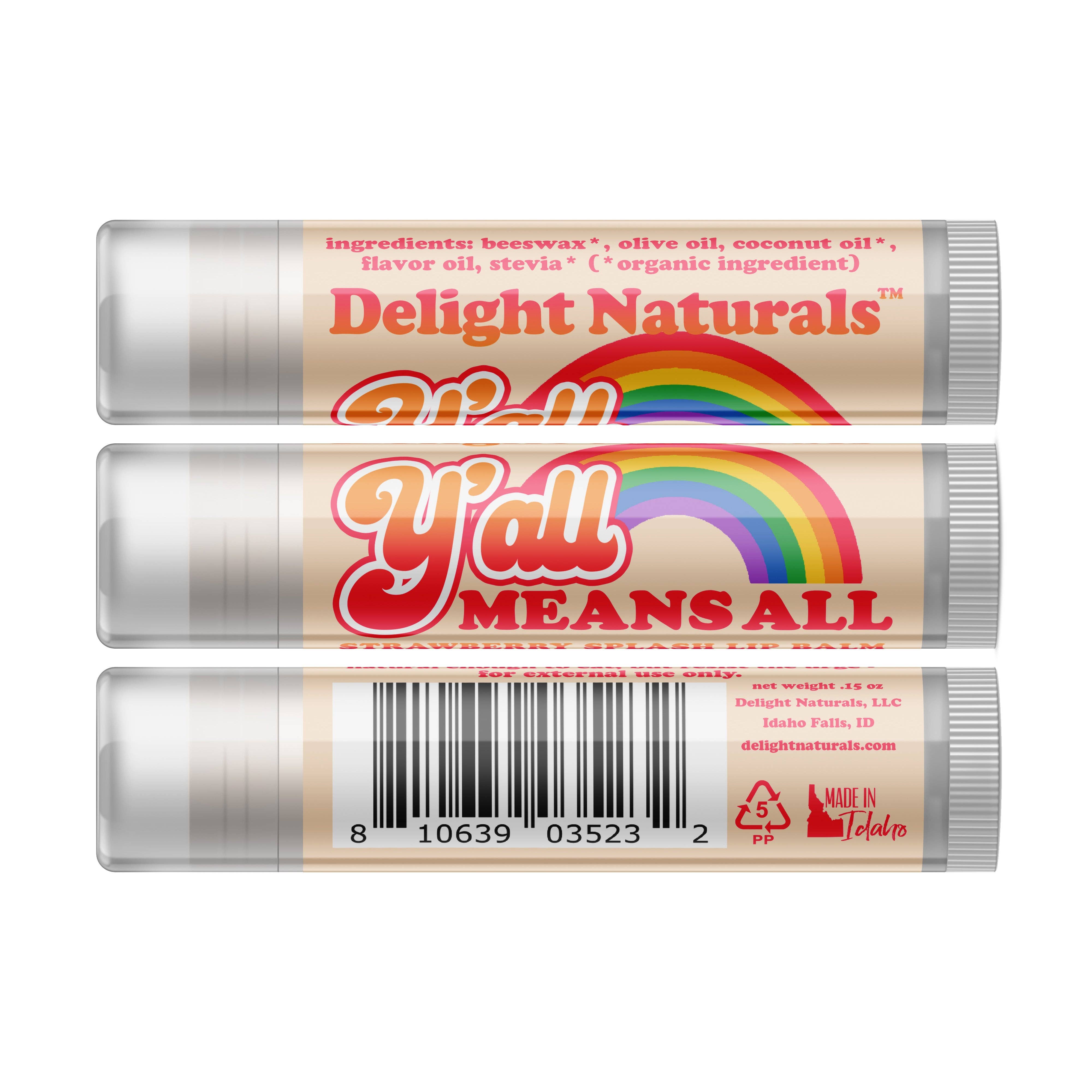 Delight Naturals - Wholesale Lip Balm Set - Pride Lip Balm Set3