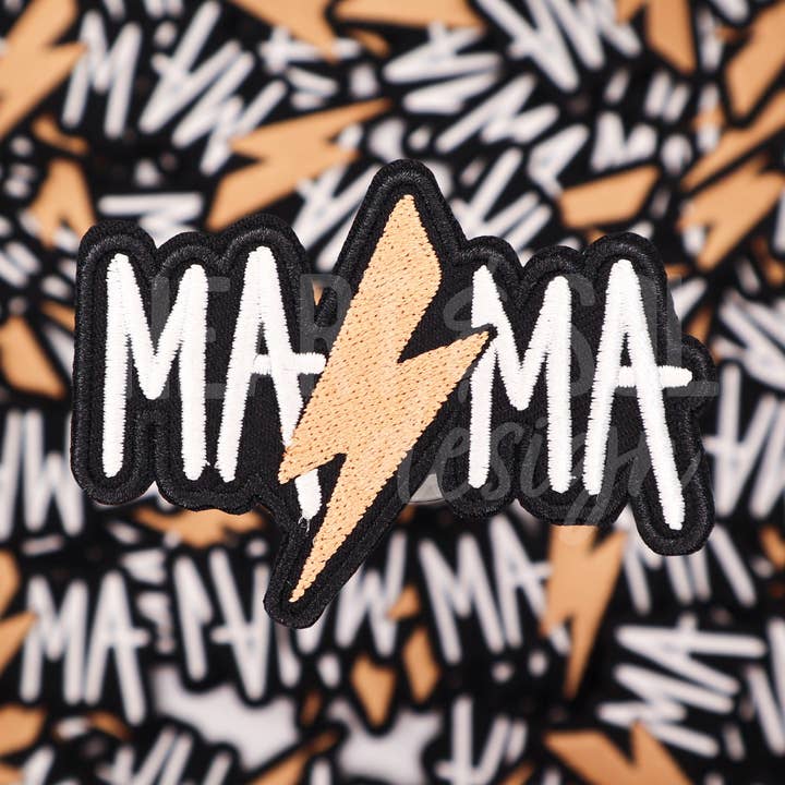 Patch MAMA BOLT pour la vente par Heart & Sol Design