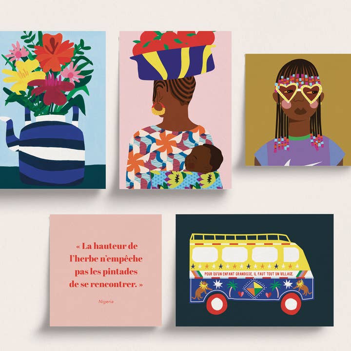 Taxi Brousse - Wholesale Poster - PACK OF 5 AFRICA CLUB MINI POSTERS1