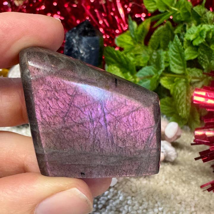 Labradorite freeform 3+cm purple labradorite starter price for wholesale by Elf Kendal Hippies