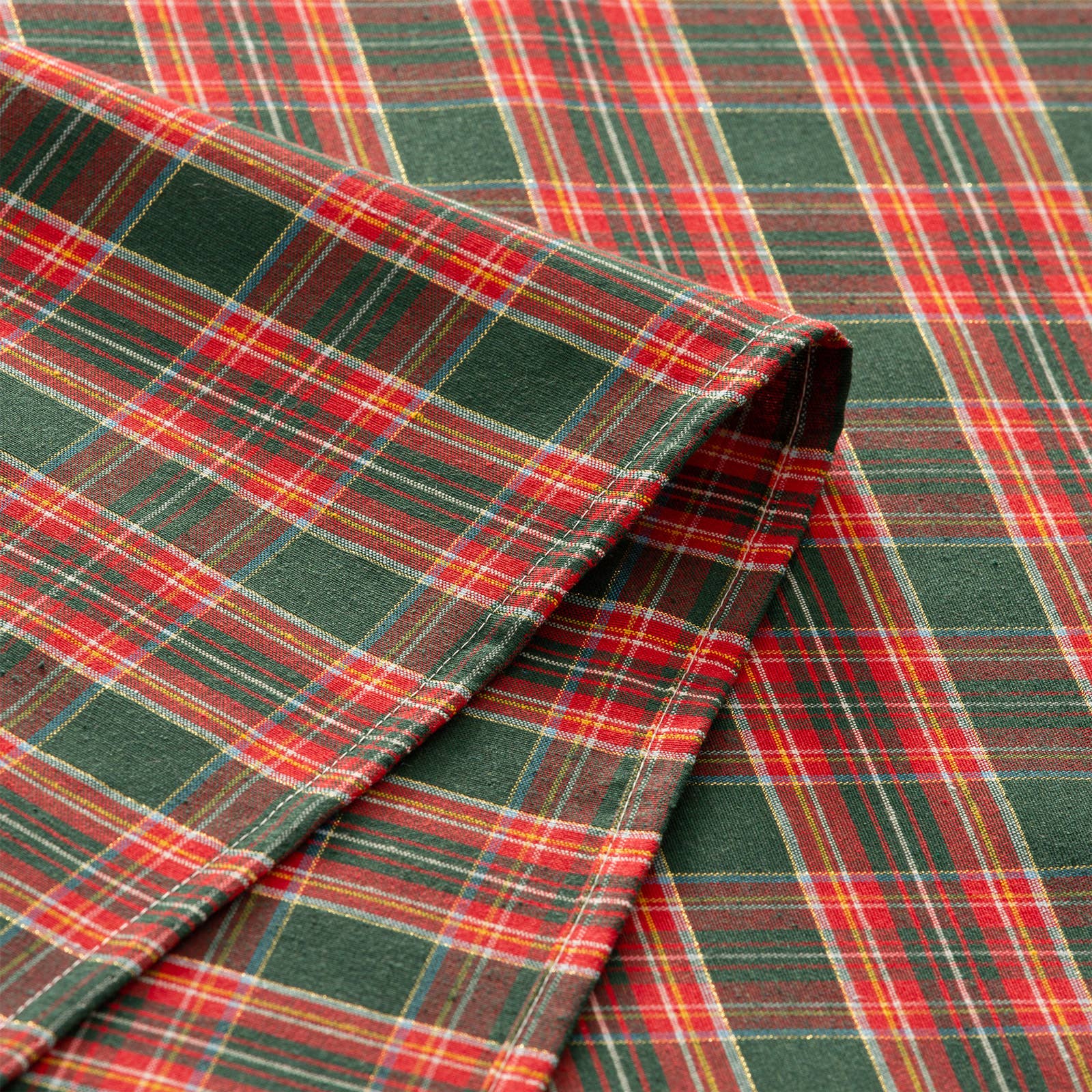 GAMUSI – wholesale Duk – Julduk bomull jacquard rutig CHECK14