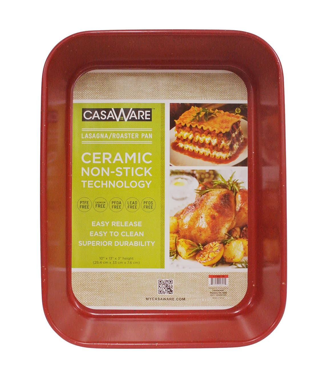 CasaWare - Wholesale Baking Dish - Lasagna/Roaster Pan 13" x 10"1