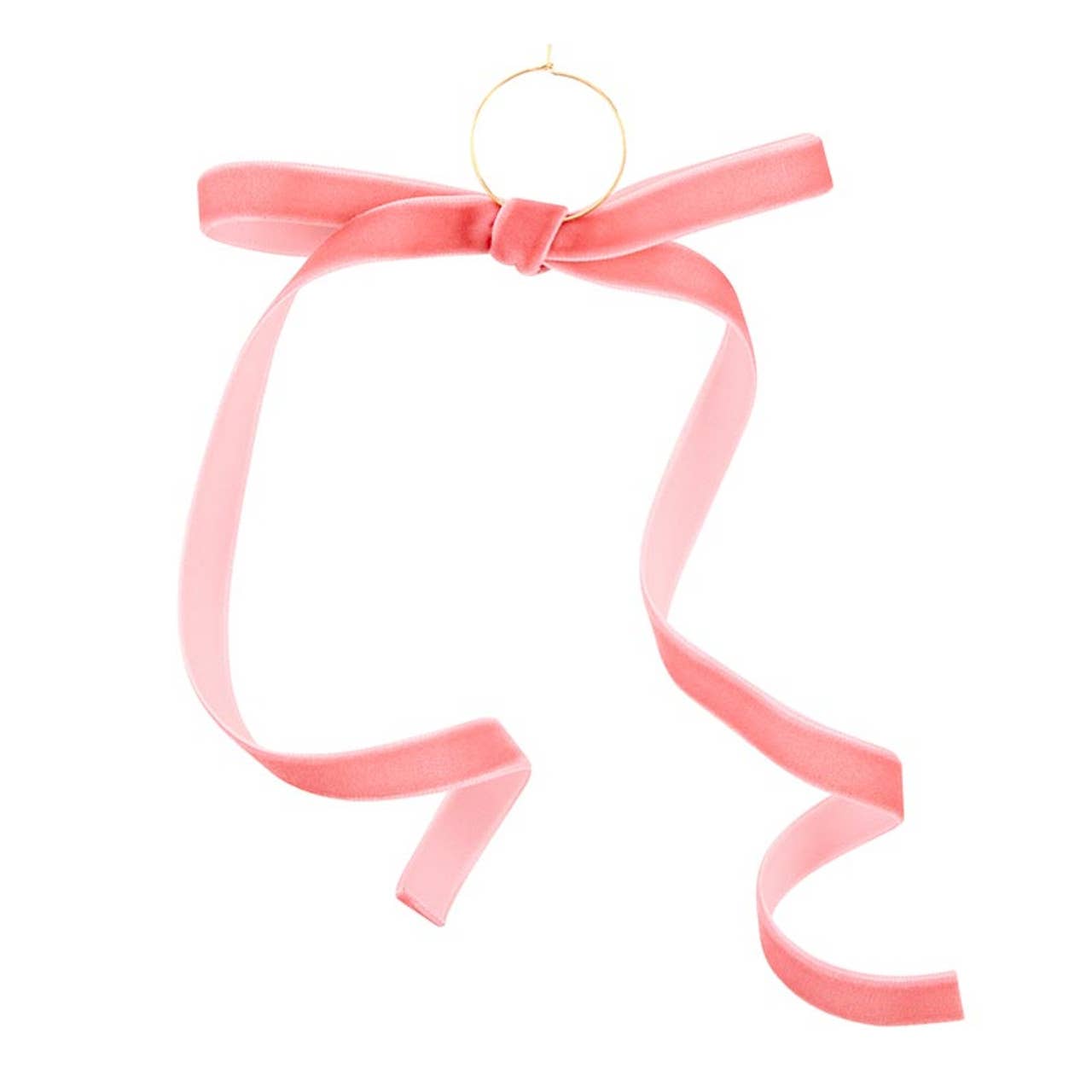 Santa Barbara Design Studio by Creative Brands - Wholesale Wine Charm - Velvet Bow Wine Charms - Blush - Set of 63