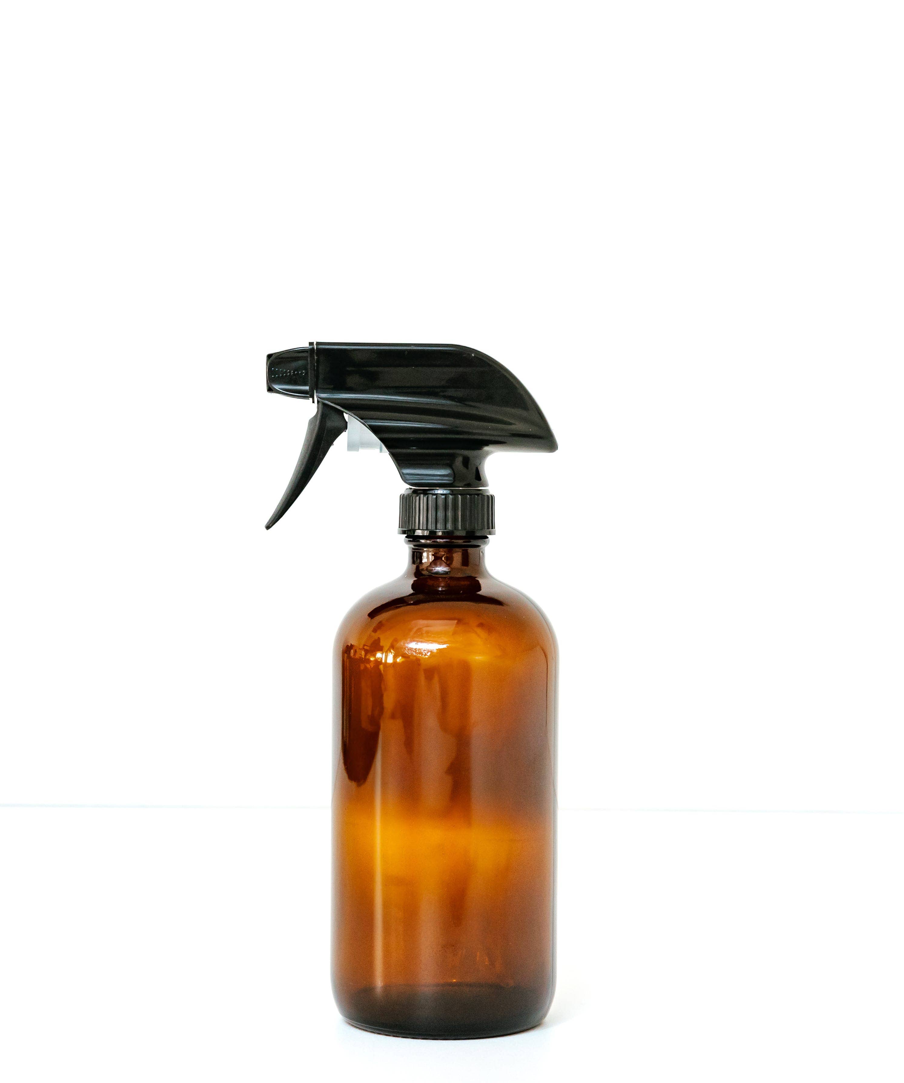 The Clean Nest - Wholesale Spray Bottle - 16 oz Amber Glass Bottle