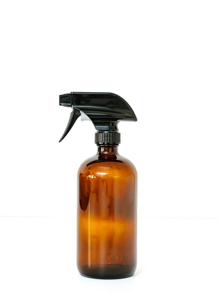 16 oz Amber Glass Bottle for wholesale by The Clean Nest