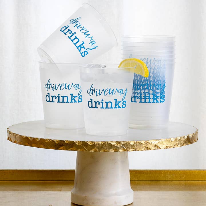 The Royal Standard - Wholesale Disposable Cup - Driveway Drinks Party Cups Frosted/Palace 16oz.