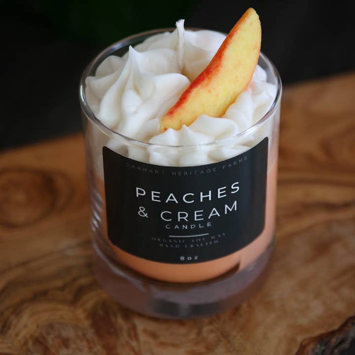 Carhart Heritage Farms - Wholesale Novelty Candle - Peaches and Cream Candle2