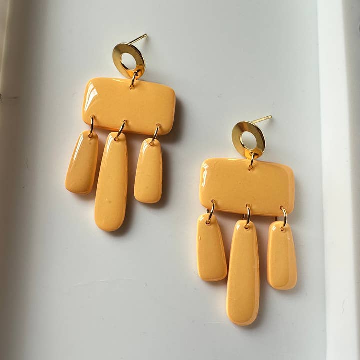 Solar Drip Dangles – Glossy Accent Earrings for wholesale by Willow and Wild