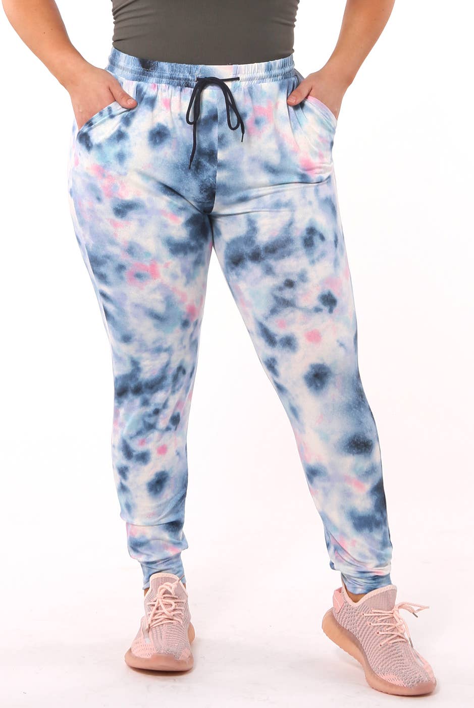 REDFINCH APPAREL INC - Wholesale Athletic Sweatpants/Joggers - Women's - Womens Plus Size Soft Brushed Joggers Sweatpants1