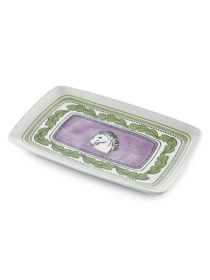 Plat de service rectangulaire Collection Provence – 34 x 25 cm pour la vente par Rozi