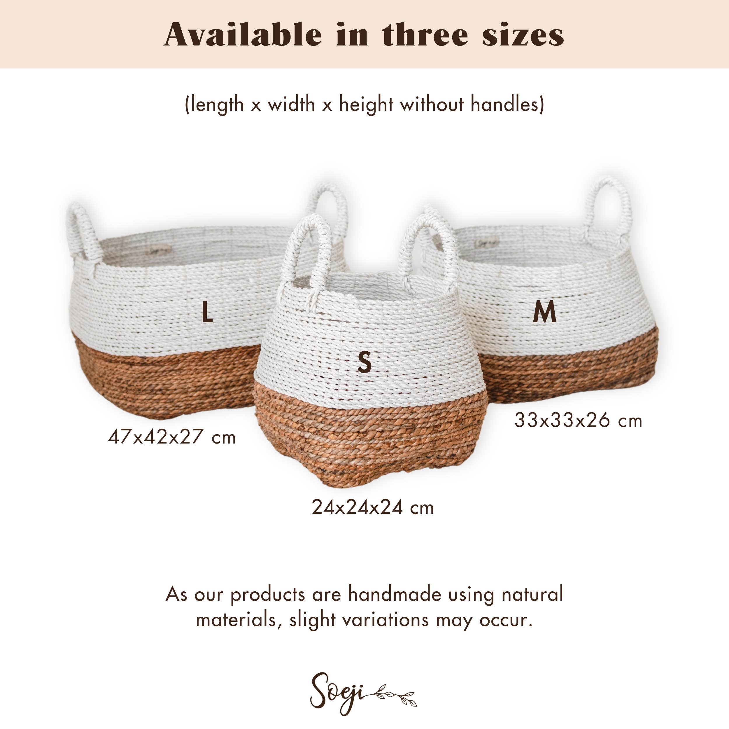 Soeji - Wholesale Basket - Woven Storage Basket White – Boho Decora Basket MAJALENGKA7