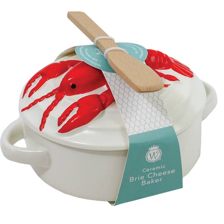 Figural Lobster Brie Baker for wholesale by Wild Eye Designs