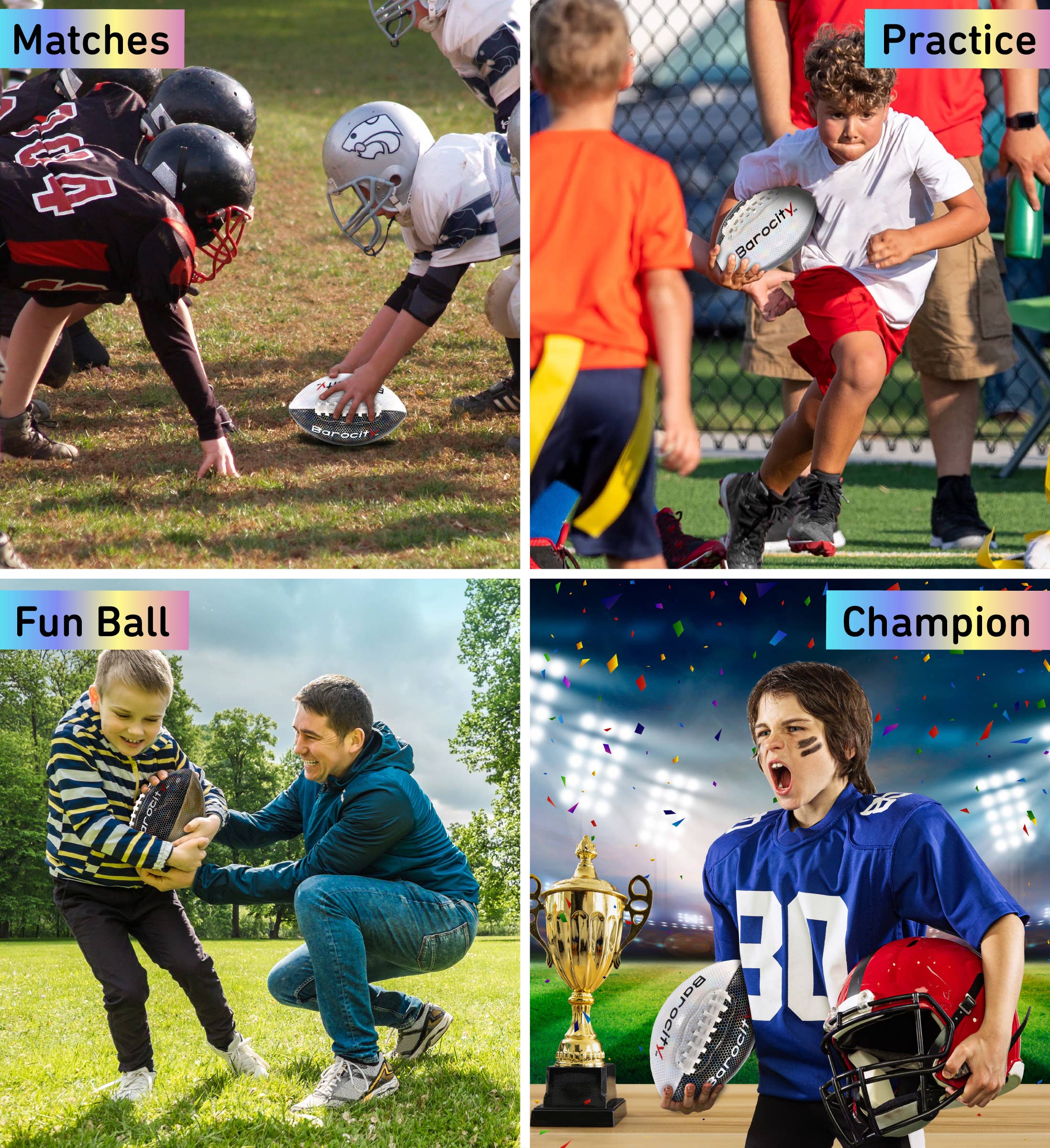 Cota Global – wholesale Sports ball – Football - Mix Silver, Black, & Gold Modern Pattern - Size 32