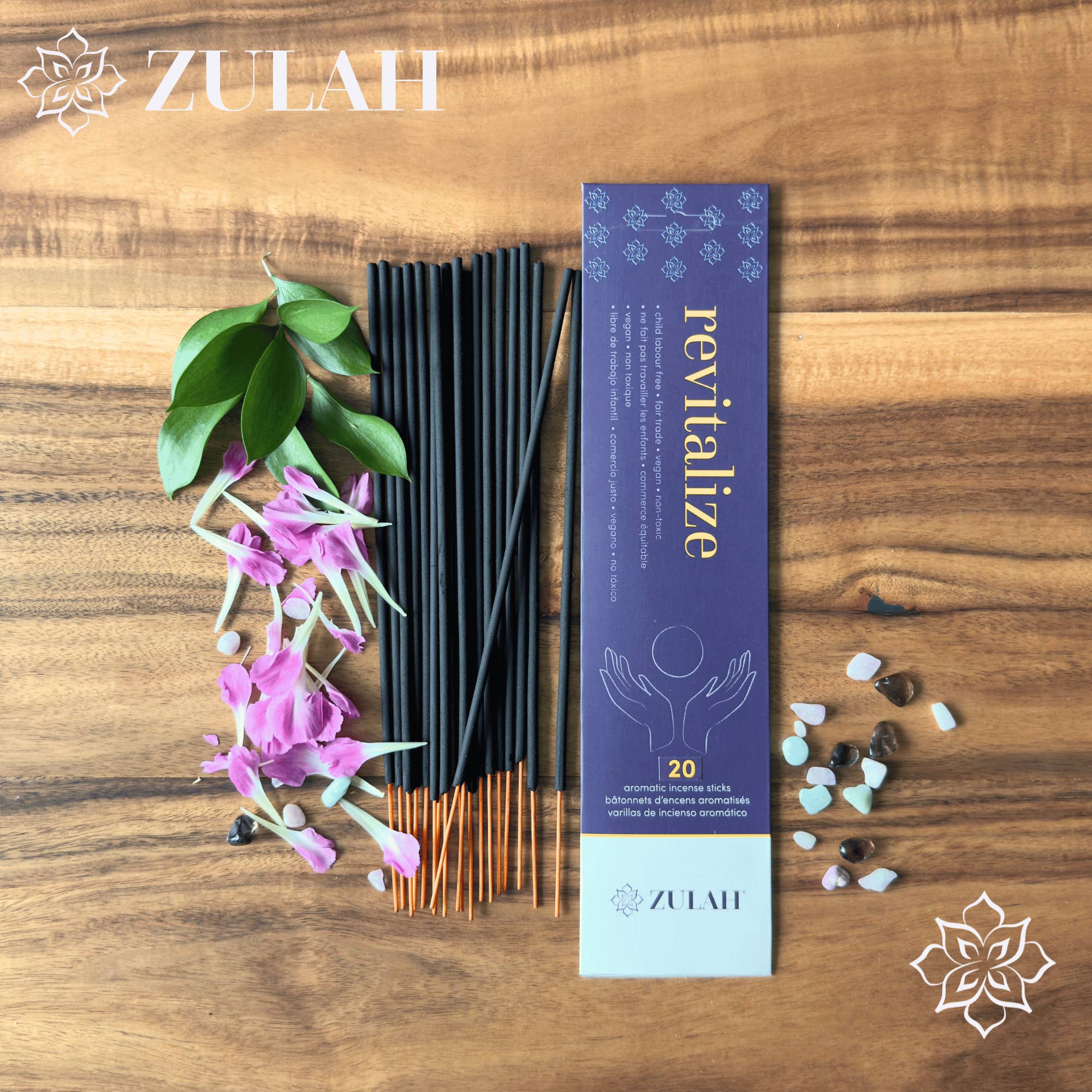 Zulah Canada - Wholesale Incense - Revitalize Incense, 20 sticks per pack