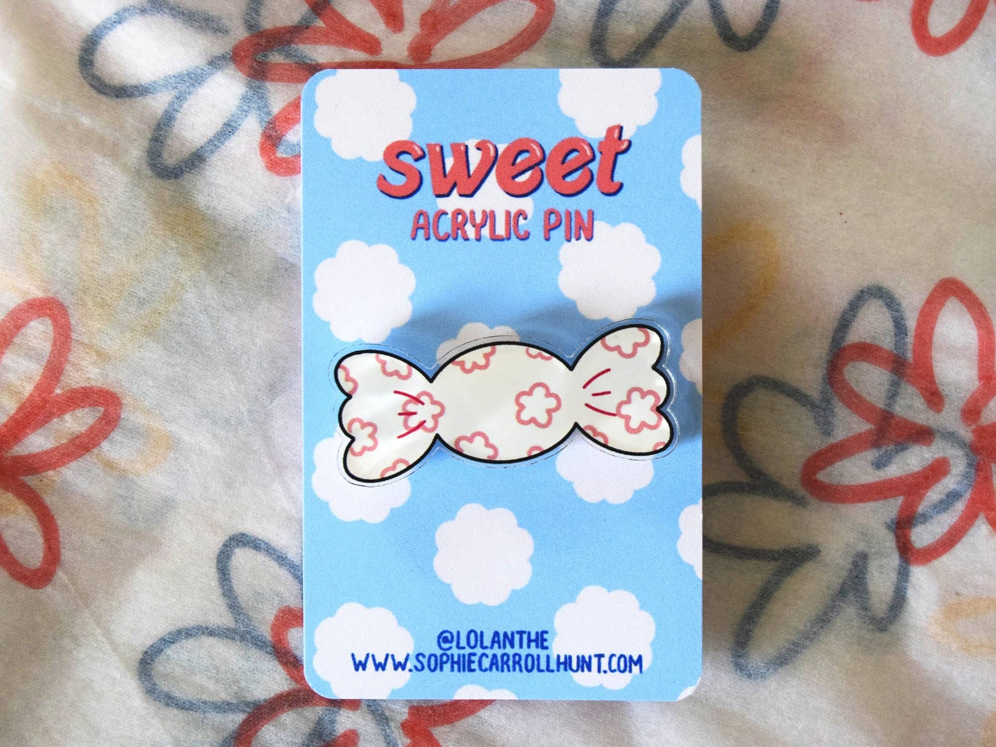 Sophie Carroll-Hunt - Wholesale Lapel Pin/Button - Sweet Acrylic Pin