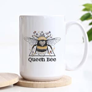 Bee Mug Queen Bee Bee Gift Bee Lover Mug Queen Bee Mug 