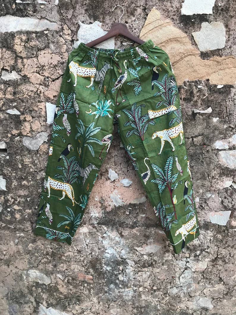 bhavnas boutique – Conjunto de pijama - Mulher por atacado – Conjunto PJ 100% algodão puro para mulher com estampa indiana2