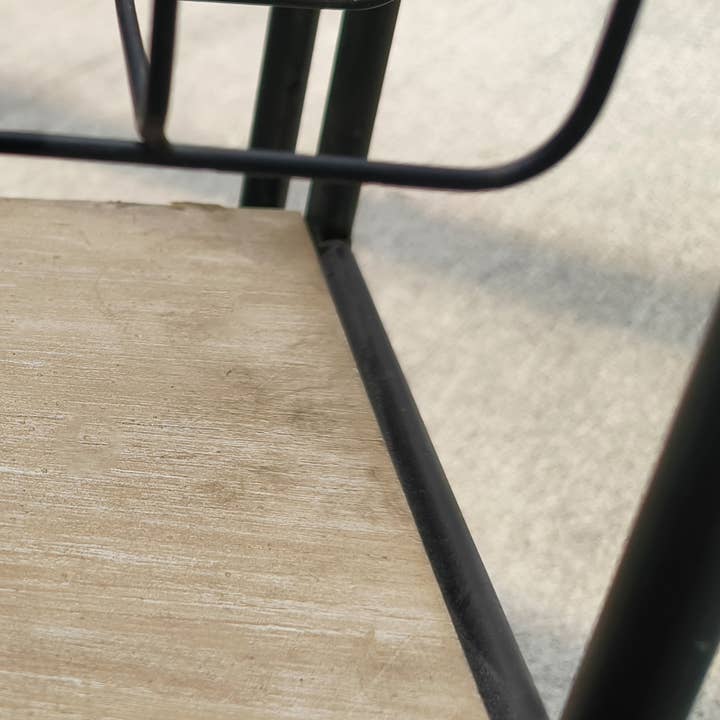 Paris Loft Inc - Wholesale Wall-mounted shelf - 3 Tier Wood and Metal Shelf for Wall or Floor4