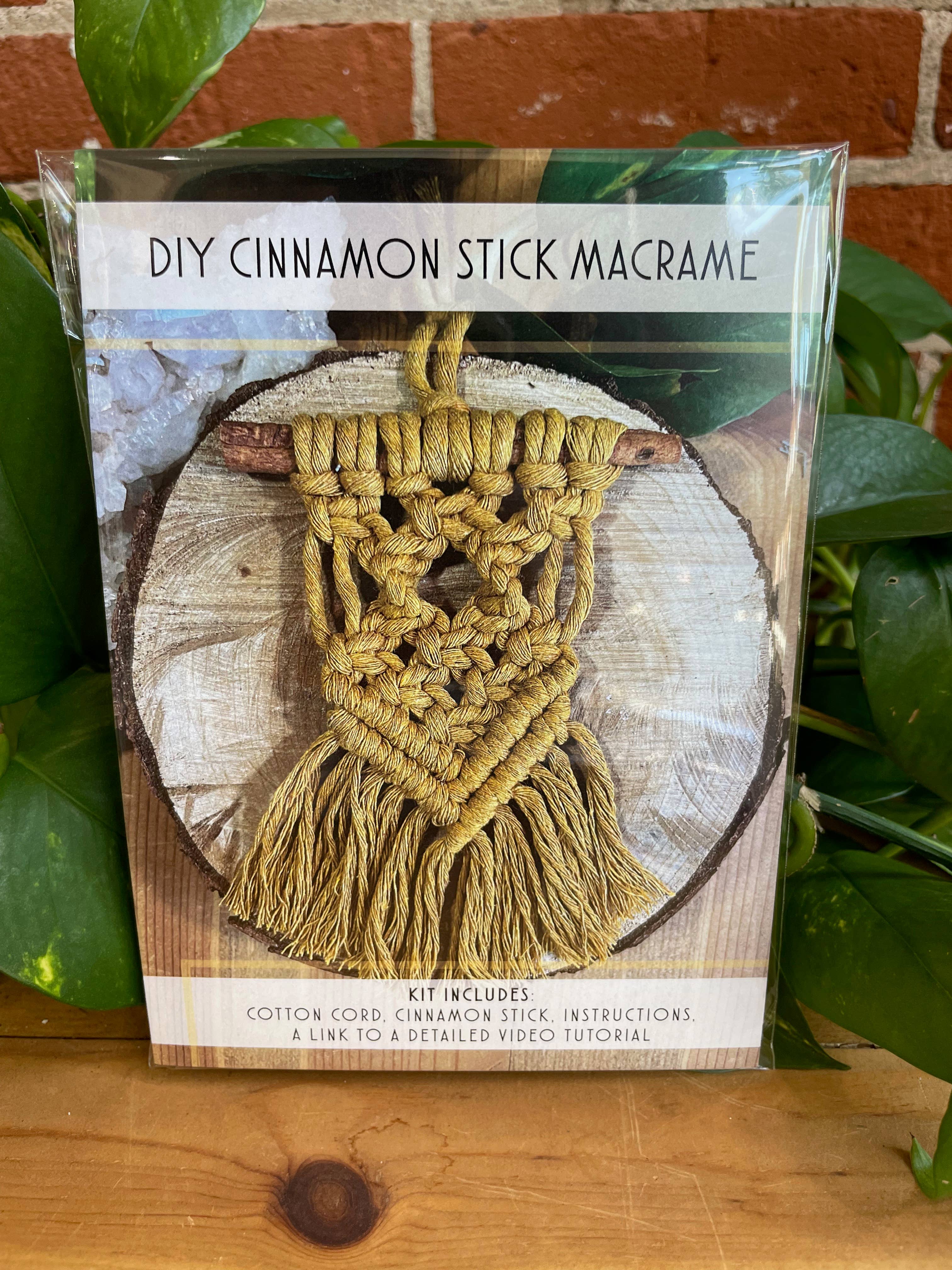 Tangled Up In Hue - Wholesale DIY Craft Kit - DIY Cinnamon Stick Macrame Kit5
