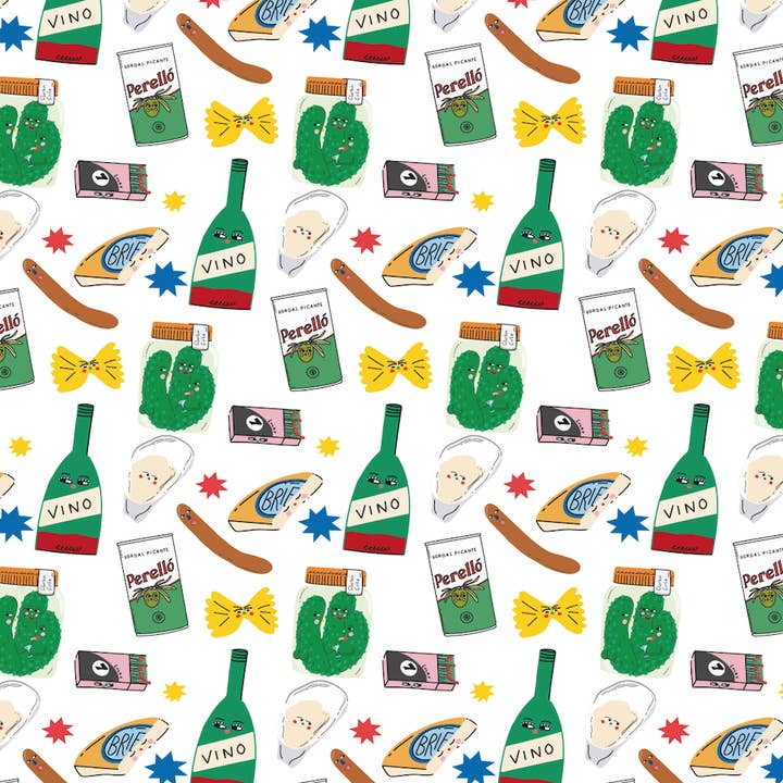 Eat the Moon | Greeting cards and stationery - Wholesale Wrapping Paper Roll - Gift wrap - The deli1
