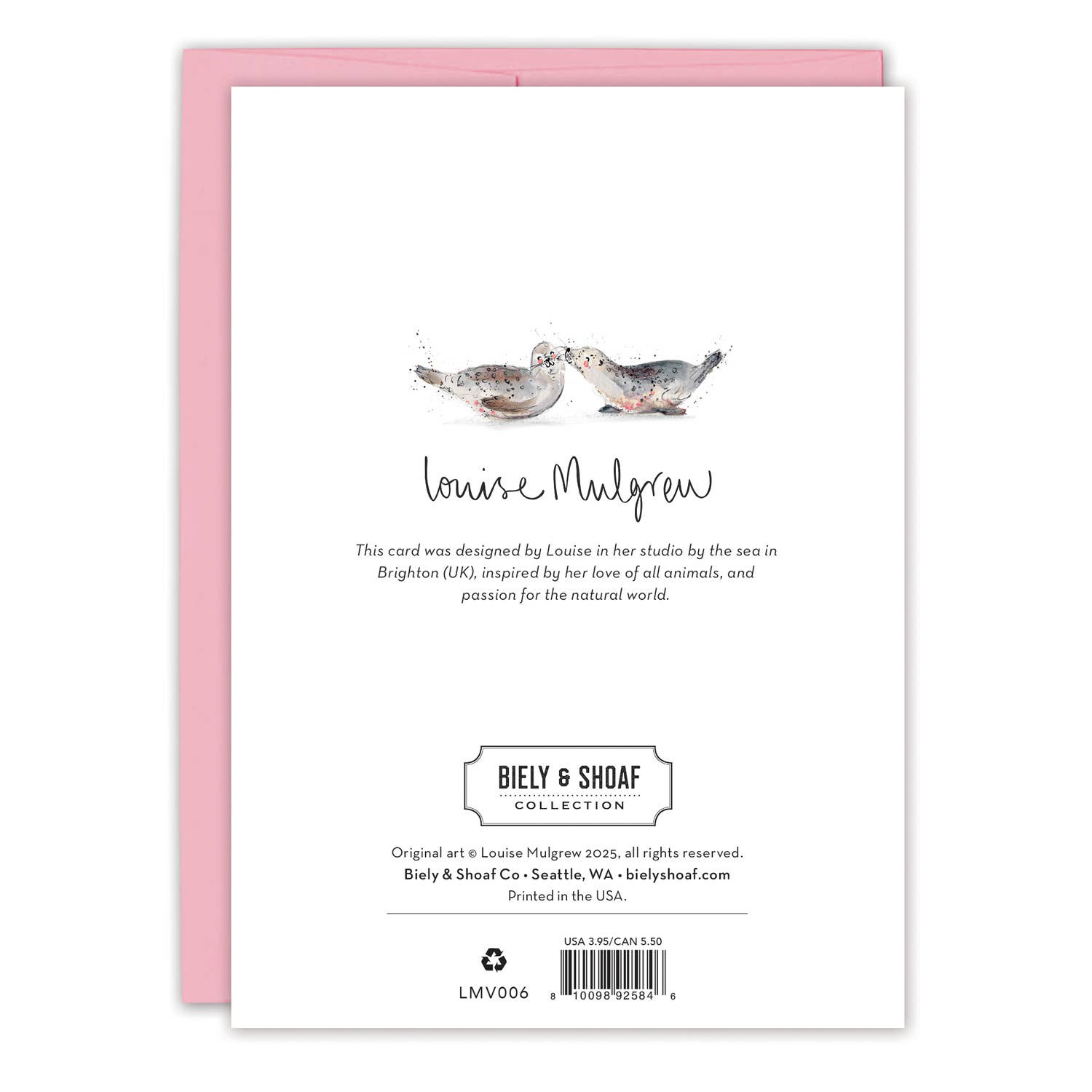 Biely & Shoaf - Wholesale Valentine's Day Card - Sealed With A Kiss Valentine's Day Card2