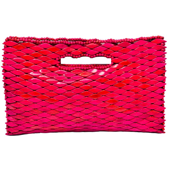 St. Tropez Clutch - Pink for engroshandel hos SHANPAULO LLC