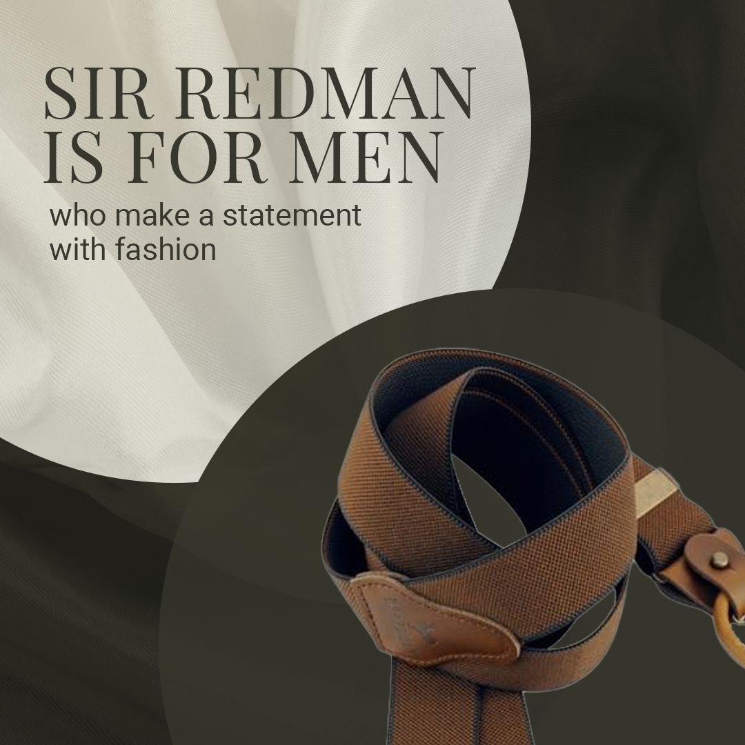 Sir Redman - Vendita all'ingrosso Bretelle - Uomo - Bretelle Sir Redman modello Y marroni con papillon abbinato4