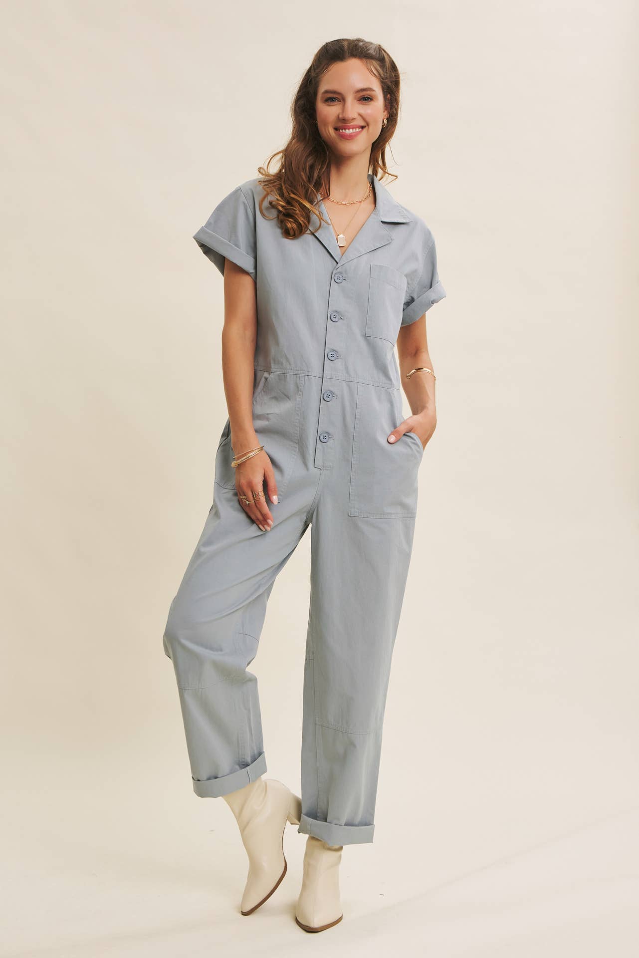 in february – wholesale Jumpsuit - Dam – ÄKTA ÅRET-RUNT GÅ-TILL TVÄTTAD ARBETSDRÄKT I BOMULL12