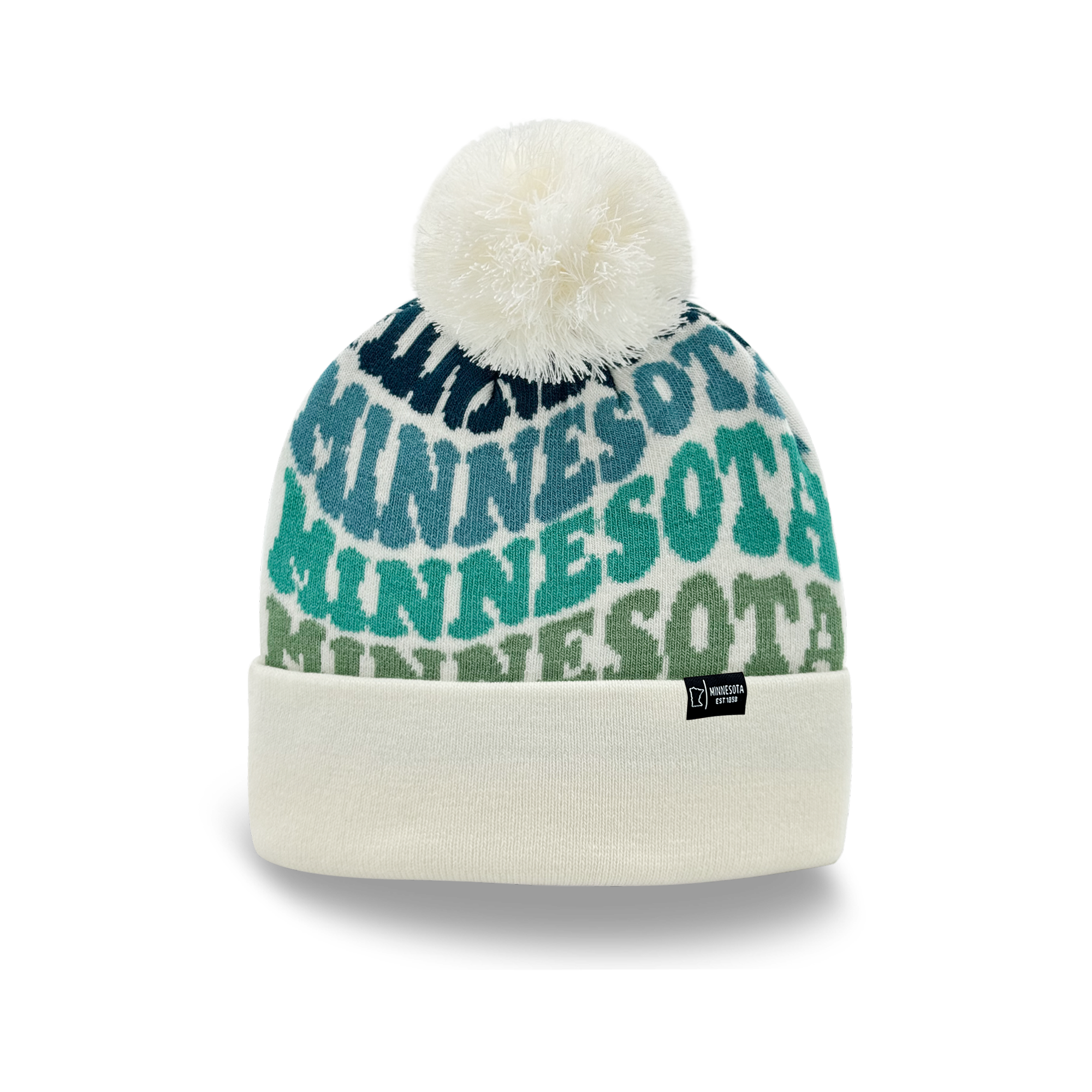 Northern Icons Creations INC - Wholesale Beanie - Women's - MINNESOTA Colorful Pom Pom Beanie - Warm Knitted Winter Hat2