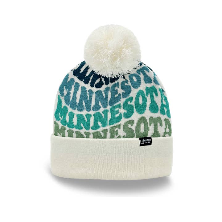 Northern Icons Creations INC - Wholesale Beanie - Women's - MINNESOTA Colorful Pom Pom Beanie - Warm Knitted Winter Hat2
