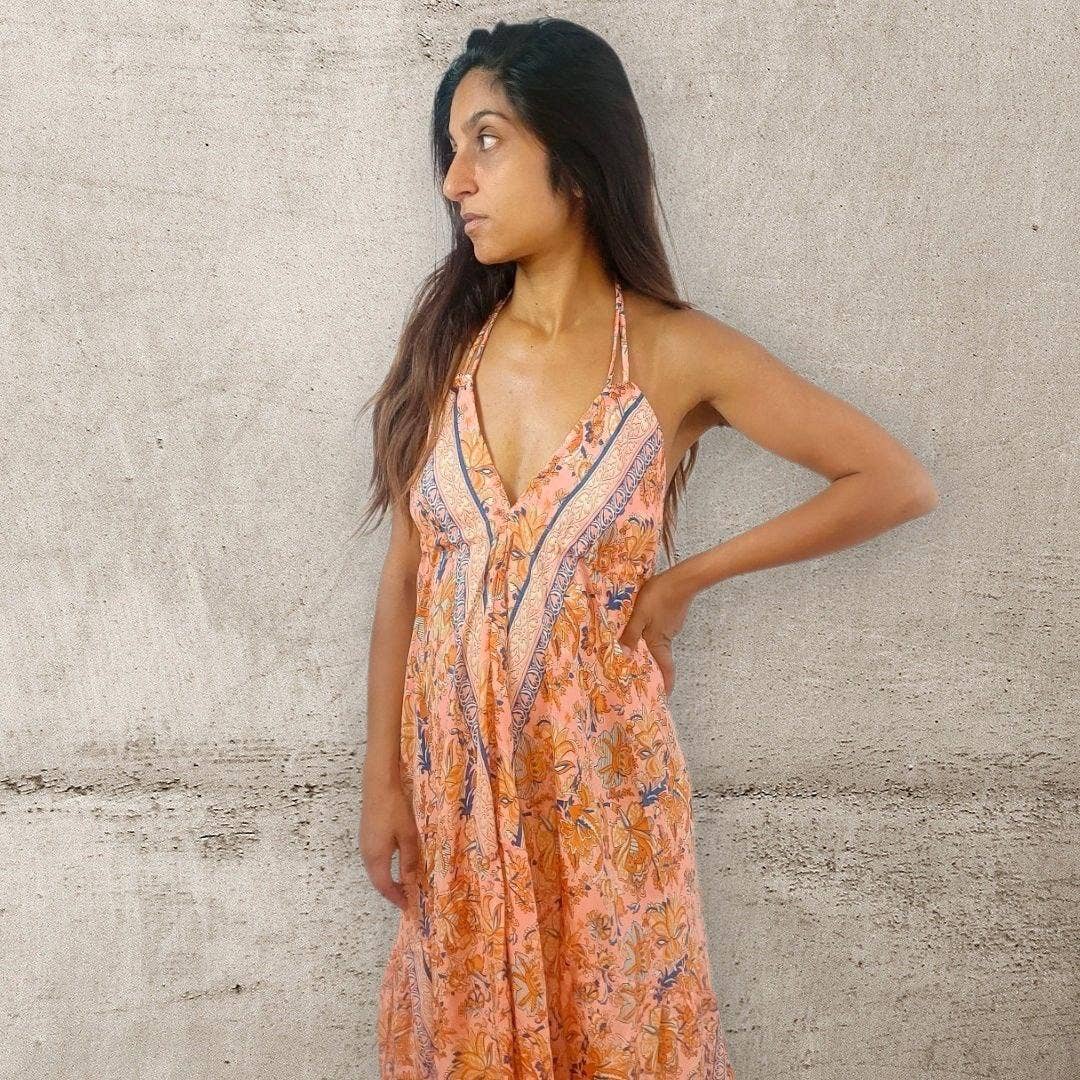 Nola by bijusol – wholesale Dress – Women's – Monica Peach Dress2