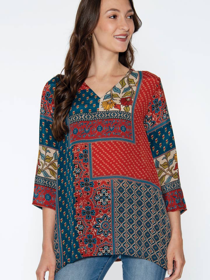 Denim Coral Ananda Tunics for wholesale on Faire2