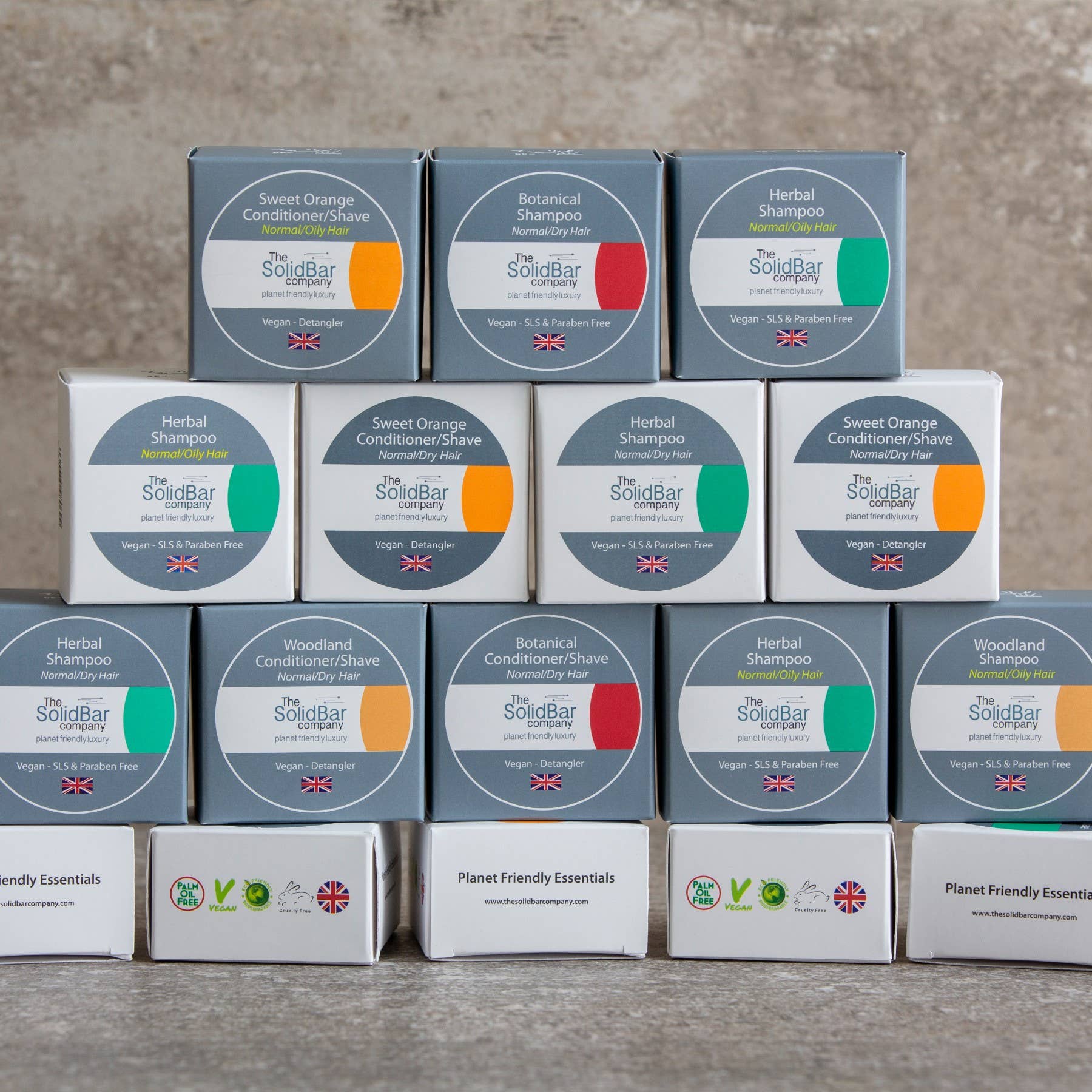 The Solid Bar Company - Wholesale Shampoo Puck/Solid Shampoo - Hair Shampoo Bar - Luxury Botanical/Woodland Normal/Oily3