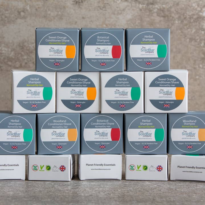 The Solid Bar Company – Großhandel Shampoo-Puck/festes Shampoo – Haarshampoo-Riegel — Luxury Botanical/Woodland Normal/Oily3