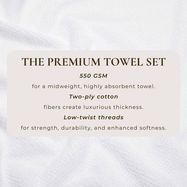 BH Collective - Wholesale Towel Set - Cotton Textured Bath Towel Set - Acacia Collection21