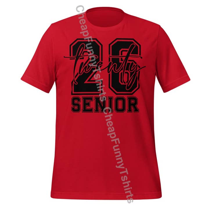 Camiseta unisex senior Twenty 26 para venta al por mayor de Black and Gifted LLC