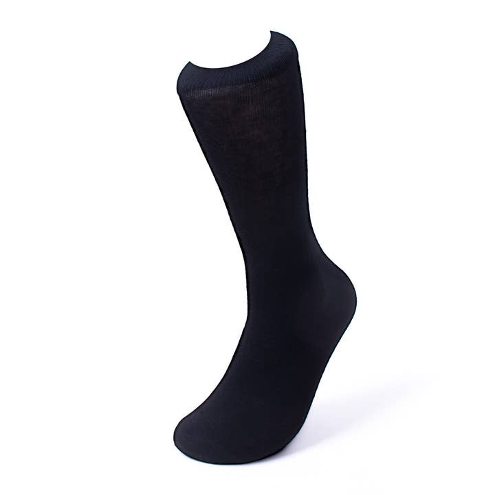 Selini New York - Wholesale Socks - Unisex - 12pairs Pack Solid Color Poly Socks(One Color)-DSP12S2