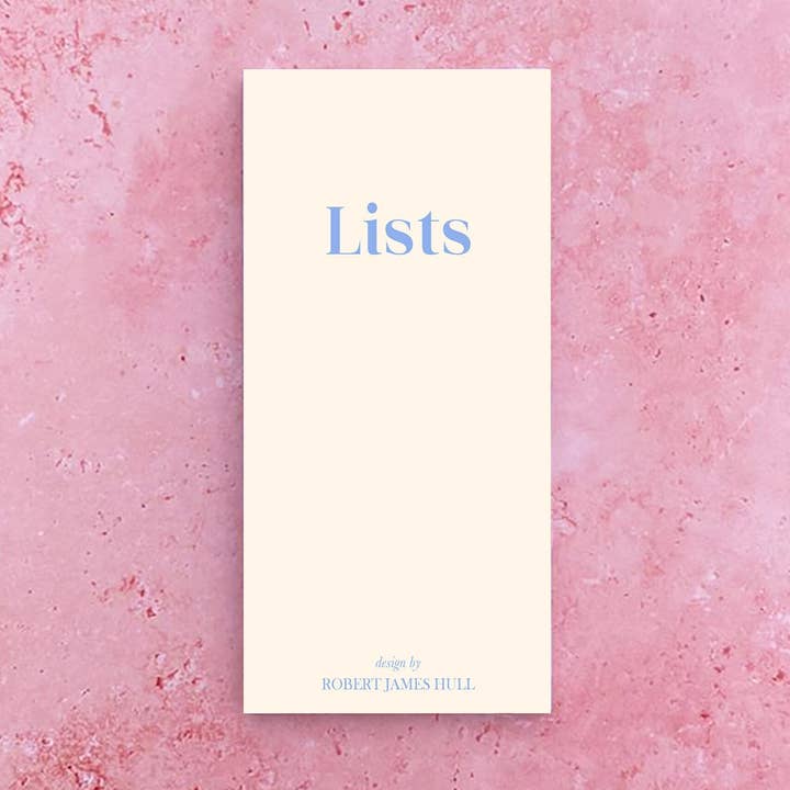 Creme og Blå Magnetisk Listepude for engroshandel hos Robert James Hull