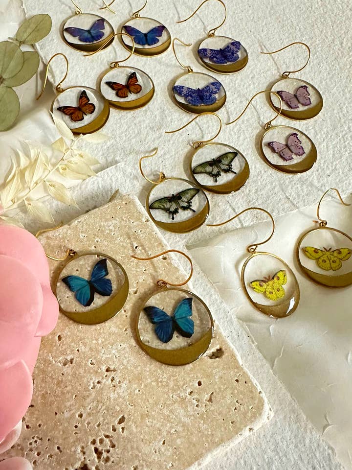 Butterfly earrings Mix for wholesale by GG Jewels Blooms