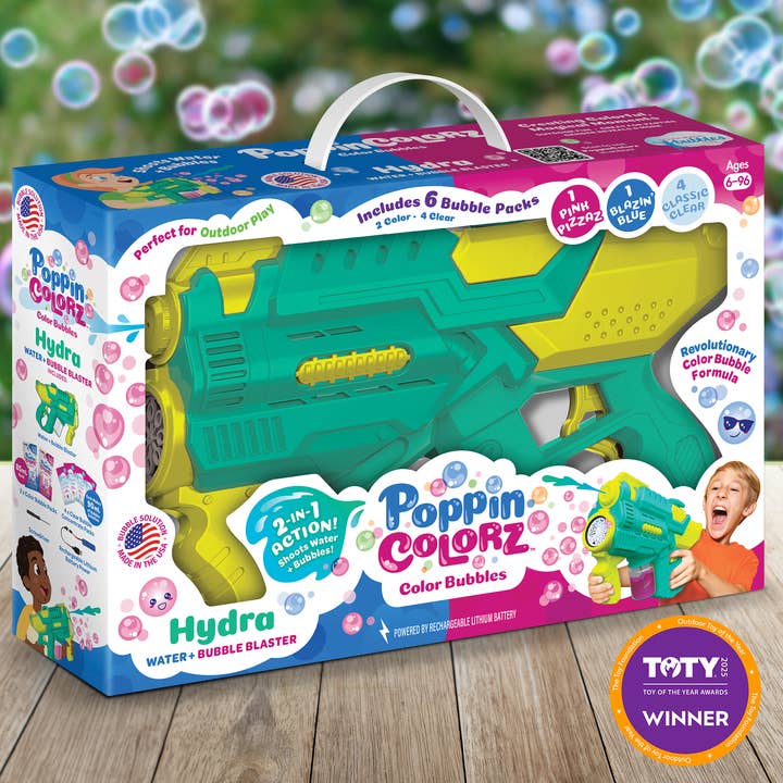 South Beach Bubbles - Wholesale Bubble wand – Child - PoppinColorz Hydra: 2-in-1 Water Gun & Color Bubble Blaster7