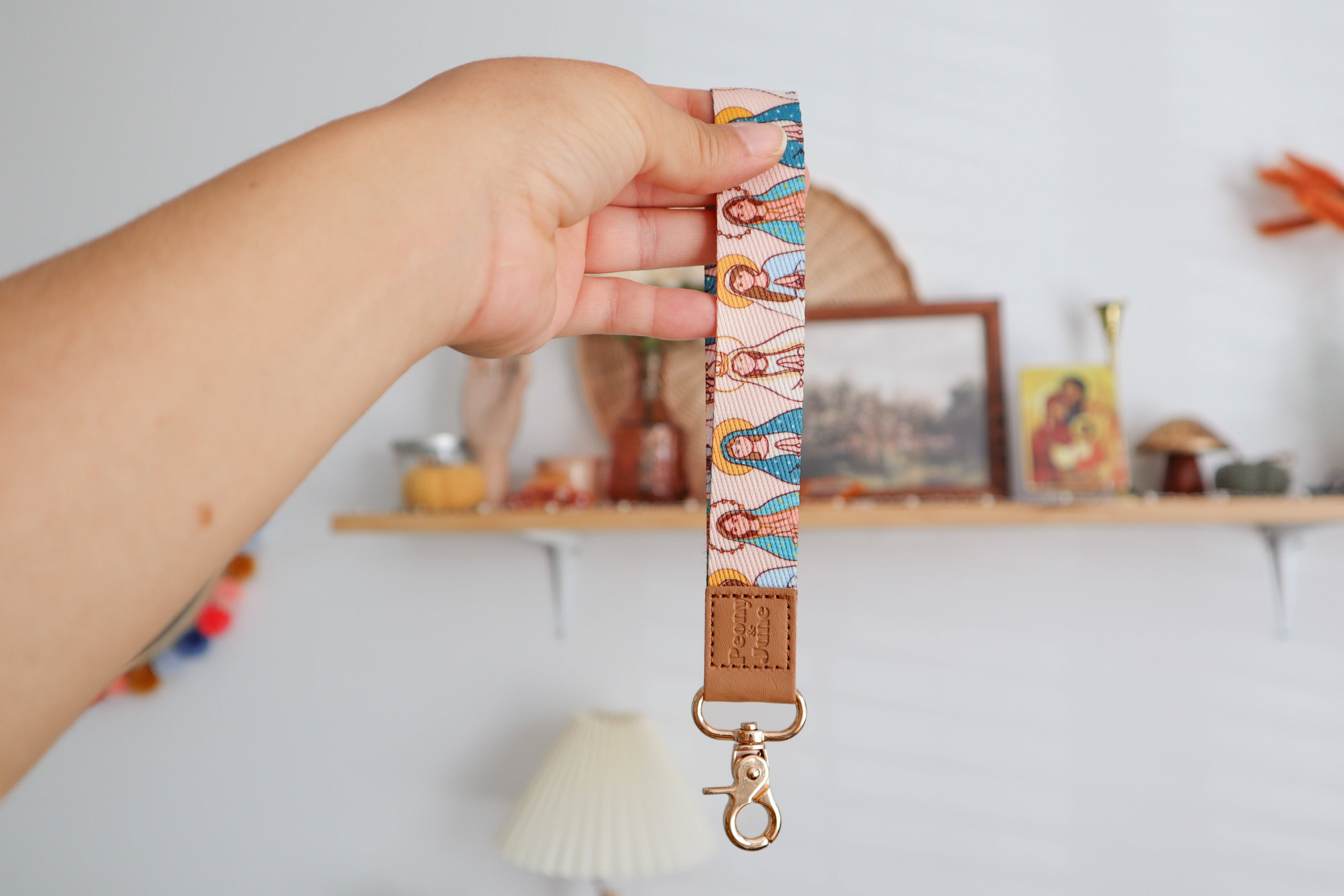 Peony&June Illustration - Wholesale Wristlet - Blessed Mother Wristlet2