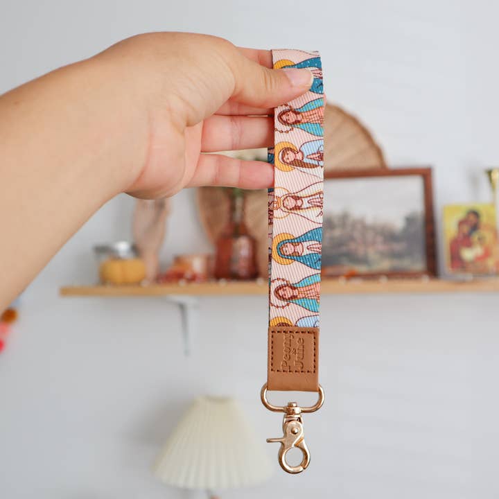 Peony&June Illustration - Wholesale Wristlet - Blessed Mother Wristlet2