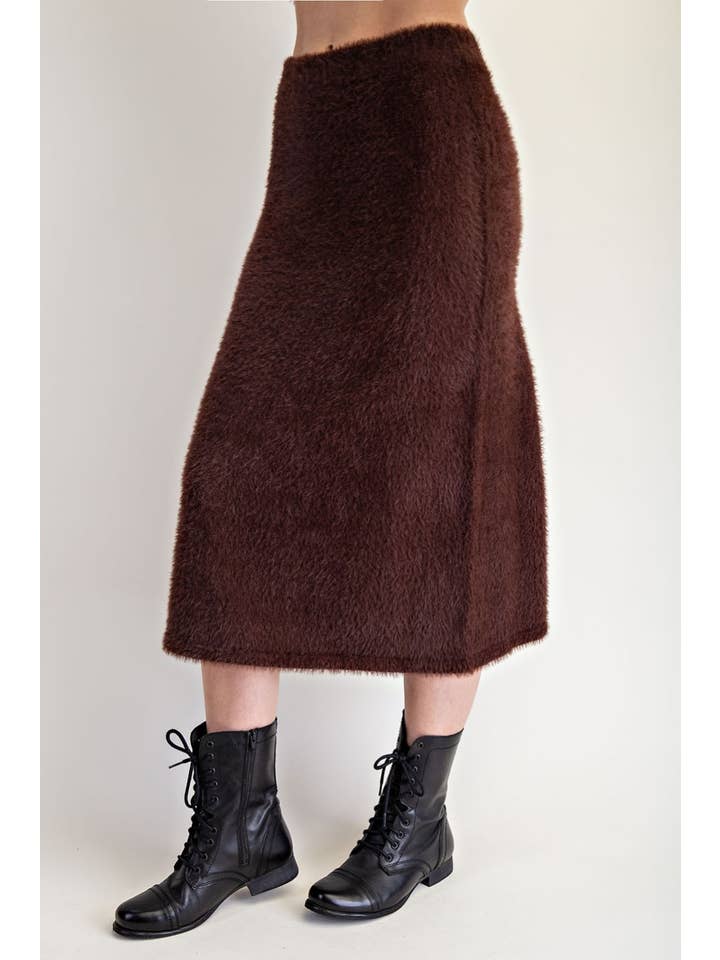 Edit by Nine – wholesale Skirt – Women’s – Soft Sweater Midi Skirt